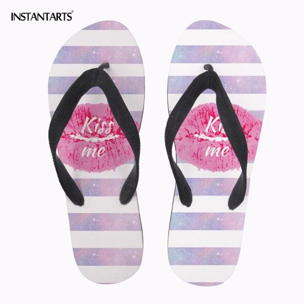 slippers instantarts red lips flats shoes for women youth girl home comfortable flip flops zapatos mujer woman's summer beach, Black
slippers instantarts red lips flats shoes for women youth girl home comfortable flip flops zapatos mujer woman's summer beach, Black