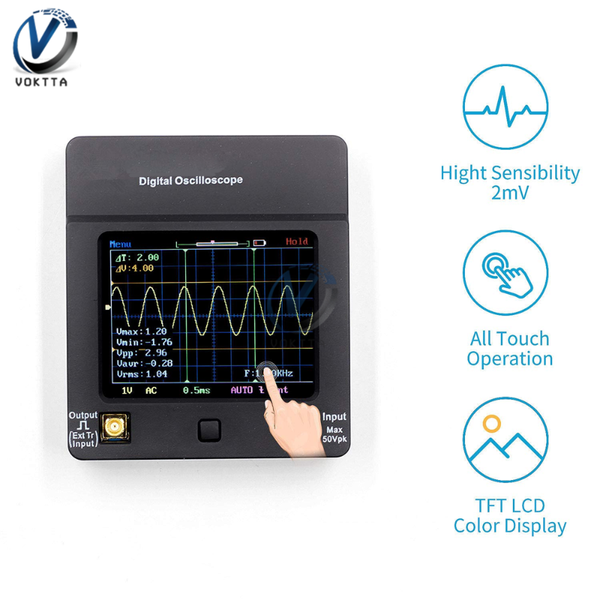 oscilloscope digital wave display touch screen portatil usb interface 2mhz 5msps multimeter oscilloscopes
oscilloscope digital wave display touch screen portatil usb interface 2mhz 5msps multimeter oscilloscopes