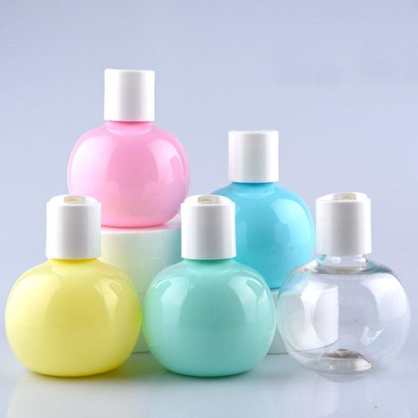 storage bottles & jars 120ml 30pcs/lot macaron colorful ball shape shampoo lotion refillable pet empty plastic bottle with white disc cap
storage bottles & jars 120ml 30pcs/lot macaron colorful ball shape shampoo lotion refillable pet empty plastic bottle with white disc cap