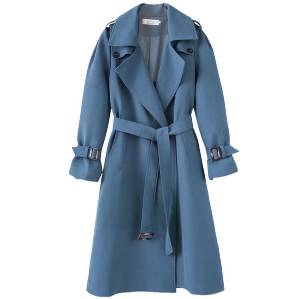 women's trench coats spring autumn fashion women coat 2021 casual solid color long-sleeve pocket long loose windbreaker female outerwea, Tan;black
women's trench coats spring autumn fashion women coat 2021 casual solid color long-sleeve pocket long loose windbreaker female outerwea, Tan;black