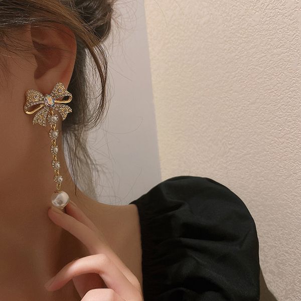 gold bow pearl wedding earrings natural diamond earrings set luxury set dinner style earrings for women fashion diamond wedding bridal jewel, Black
gold bow pearl wedding earrings natural diamond earrings set luxury set dinner style earrings for women fashion diamond wedding bridal jewel, Black