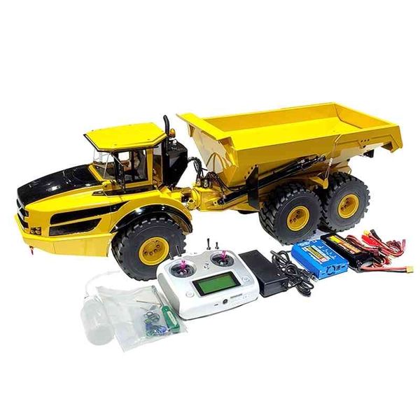 1/14 remote control hydraulic articulated dump truck 6x6 metal with battery car toy gift
1/14 remote control hydraulic articulated dump truck 6x6 metal with battery car toy gift