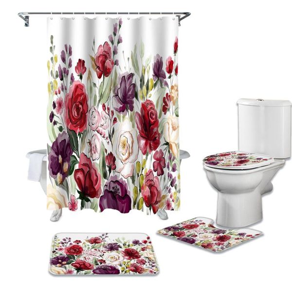 shower curtains color flower leaf plant watercolor bathroom curtain set bath mat sets with hooks pedestal rug toilet cover
shower curtains color flower leaf plant watercolor bathroom curtain set bath mat sets with hooks pedestal rug toilet cover
