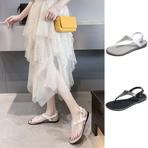 sandals women's flat solid bling clip t-type fashion casual shoes women buckle beach ladies thong shoe female summer 2021, Black
sandals women's flat solid bling clip t-type fashion casual shoes women buckle beach ladies thong shoe female summer 2021, Black