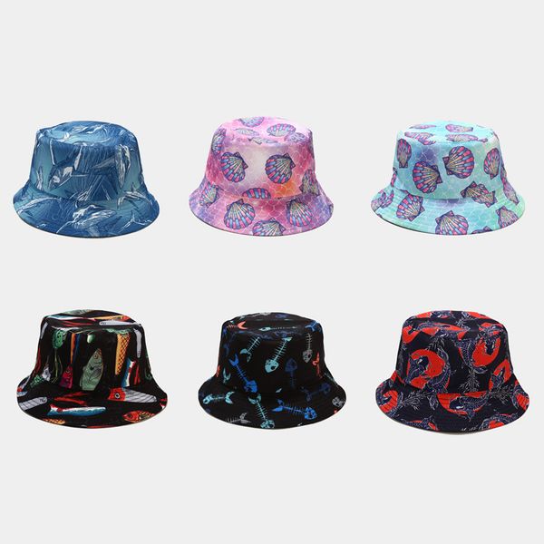 2021 new hat female tide creative cartoon seafloor animal pattern double side fisherman's hat basin hat
2021 new hat female tide creative cartoon seafloor animal pattern double side fisherman's hat basin hat