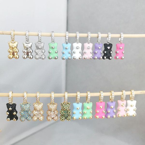 charms qmhje enamel bear candy colors charm pendant necklace women choker neon green jewelry bracelet ankel cz paved hook colorful, Bronze;silver
charms qmhje enamel bear candy colors charm pendant necklace women choker neon green jewelry bracelet ankel cz paved hook colorful, Bronze;silver
