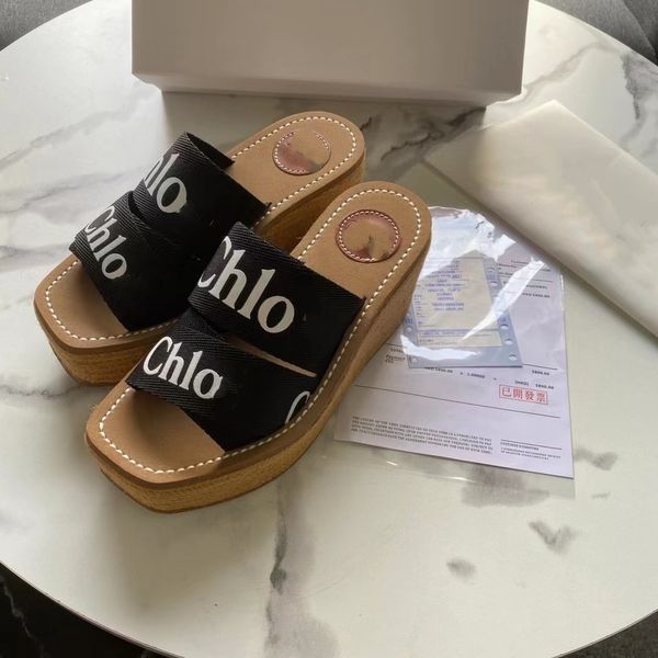 2021 net red with thick and high letter women's slippers, super light hemp rope bottom canvas roman luxurysss designersss shoes yw, Black
2021 net red with thick and high letter women's slippers, super light hemp rope bottom canvas roman luxurysss designersss shoes yw, Black