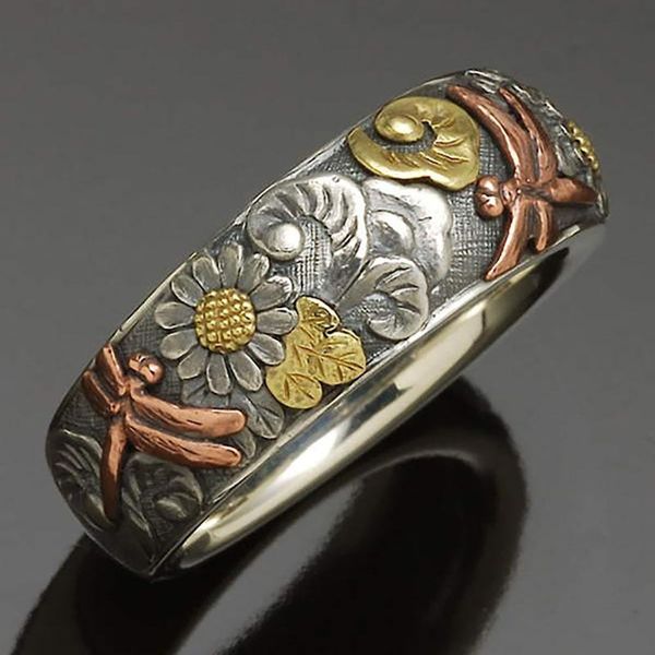 korean style flower rings for women punk trendy vintage dragonfly ring small daisy party couple wedding, Slivery;golden
korean style flower rings for women punk trendy vintage dragonfly ring small daisy party couple wedding, Slivery;golden