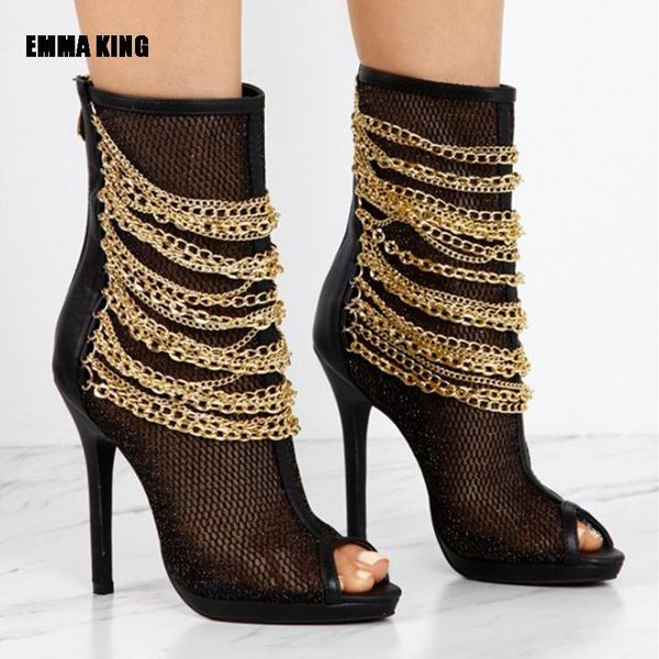 boots 2021 women open toe spring sandals runway gold chain decor black lady thin high heel party shoes
boots 2021 women open toe spring sandals runway gold chain decor black lady thin high heel party shoes
