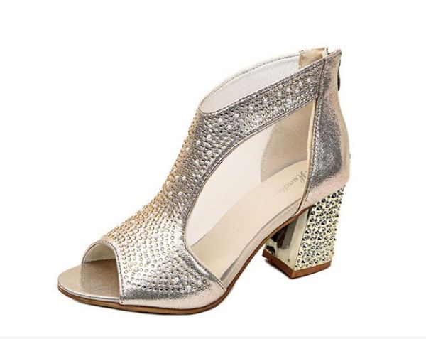 summer mesh sequins sandals female fashion in korean edition for coarse-heeled high women's shoes spring square heel, Black
summer mesh sequins sandals female fashion in korean edition for coarse-heeled high women's shoes spring square heel, Black