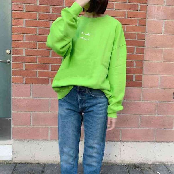 hip hop acne brand nordic minority 22 autumn and winter new ac apple green letter separated round neck sweater for men and women with thin v, Black
hip hop acne brand nordic minority 22 autumn and winter new ac apple green letter separated round neck sweater for men and women with thin v, Black
