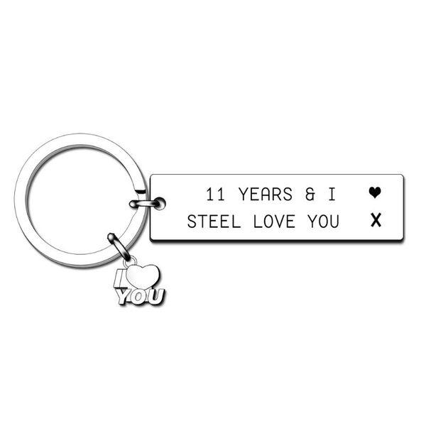 keychains 11 year wedding anniversary keychain gifts for her him husband wife 11th men women couple key ring, Silver
keychains 11 year wedding anniversary keychain gifts for her him husband wife 11th men women couple key ring, Silver