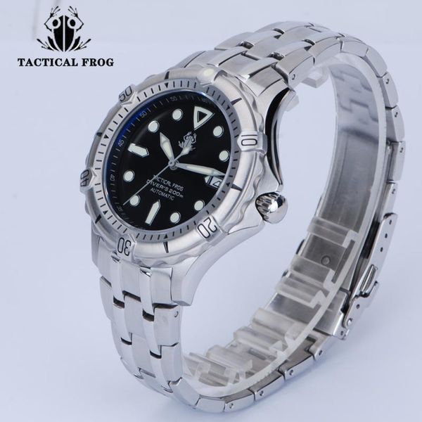wristwatches tactical frog nh35 automatic men's watch mechanical luminous dial sapphire diver 20atm waterproof wristwatch reloj hombre, Slivery;brown
wristwatches tactical frog nh35 automatic men's watch mechanical luminous dial sapphire diver 20atm waterproof wristwatch reloj hombre, Slivery;brown
