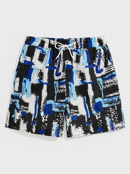 romwe guys all over print drawstring shorts e0n6#, Black
romwe guys all over print drawstring shorts e0n6#, Black