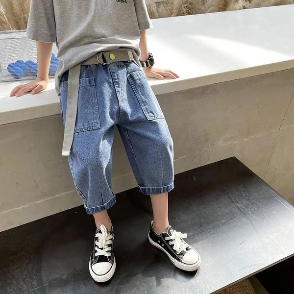 trousers spring summer baby boys jeans pants kids clothes children casual denim calf length teenagers for 2021, Blue
trousers spring summer baby boys jeans pants kids clothes children casual denim calf length teenagers for 2021, Blue