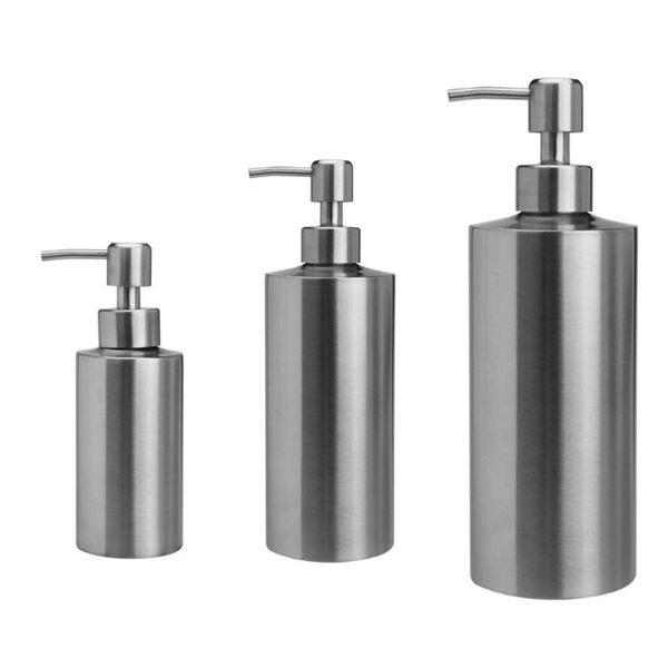 liquid soap dispenser bottle gel 304 stainless steel kitchen bathroom lotion pump 250ml/350ml/550ml hand
liquid soap dispenser bottle gel 304 stainless steel kitchen bathroom lotion pump 250ml/350ml/550ml hand