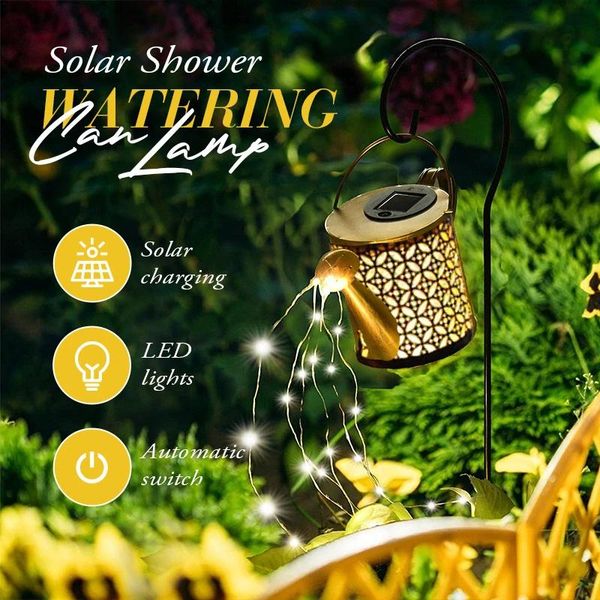 lawn lamps led solar shower watering can string lamp garden art metal iron waterproof water sprinkle kettle light landscape decoration
lawn lamps led solar shower watering can string lamp garden art metal iron waterproof water sprinkle kettle light landscape decoration