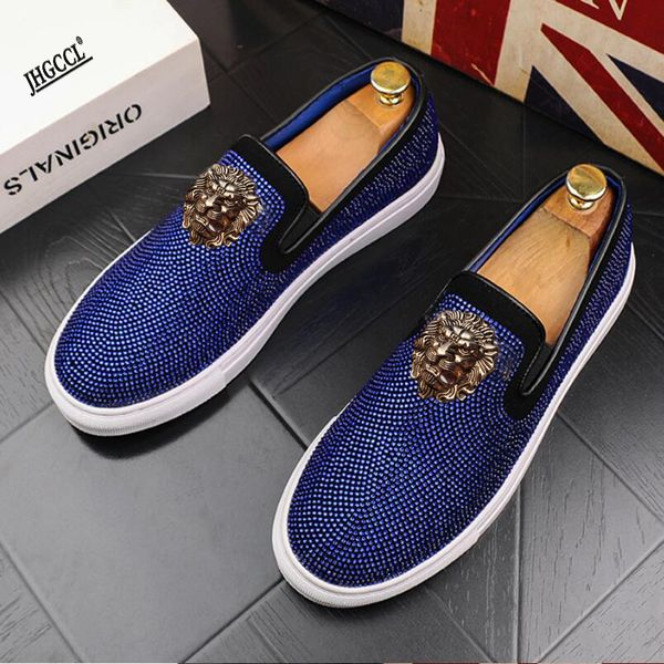 men's new rhinestone flat shoes luxury wedding ball home shoe daily soft-soled sports zapato hombre vestir a6, Black
men's new rhinestone flat shoes luxury wedding ball home shoe daily soft-soled sports zapato hombre vestir a6, Black