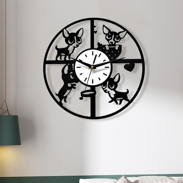 wall clocks four dogs clock round cartoon creative decoration modern minimalist pet puppy mute for living room
wall clocks four dogs clock round cartoon creative decoration modern minimalist pet puppy mute for living room