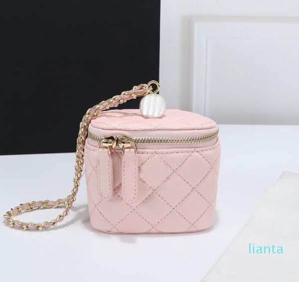 2021 fashion luxury women girls makeup bag purse pink black green card its street chain classic sell real leather 
2021 fashion luxury women girls makeup bag purse pink black green card its street chain classic sell real leather