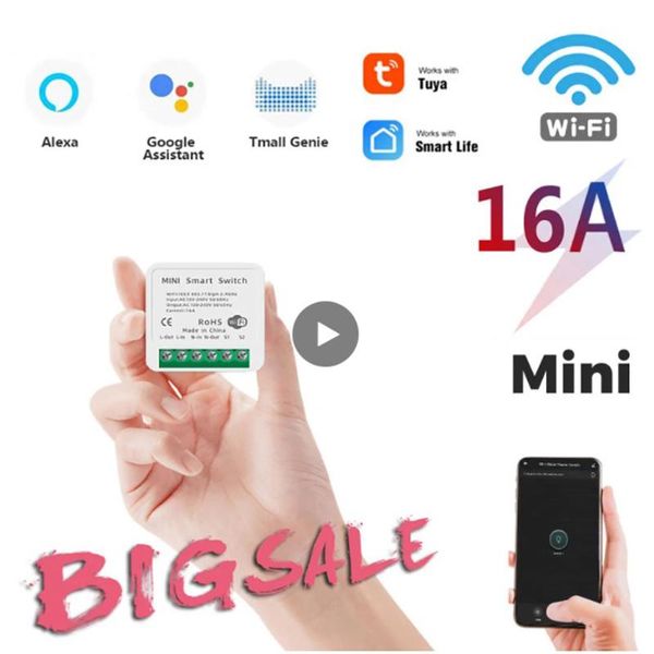 smart home control 16a 10a tuya wifi switch led light life automation module diy supports 2 way app voice relay timer alexa google 
smart home control 16a 10a tuya wifi switch led light life automation module diy supports 2 way app voice relay timer alexa google