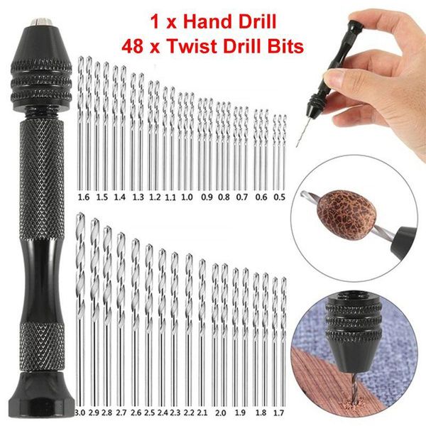 professional drill bits 10/16/25/28pcs manual hole puncher twist-drill + hand woodwork mini aluminum alloy carving punching tool
professional drill bits 10/16/25/28pcs manual hole puncher twist-drill + hand woodwork mini aluminum alloy carving punching tool