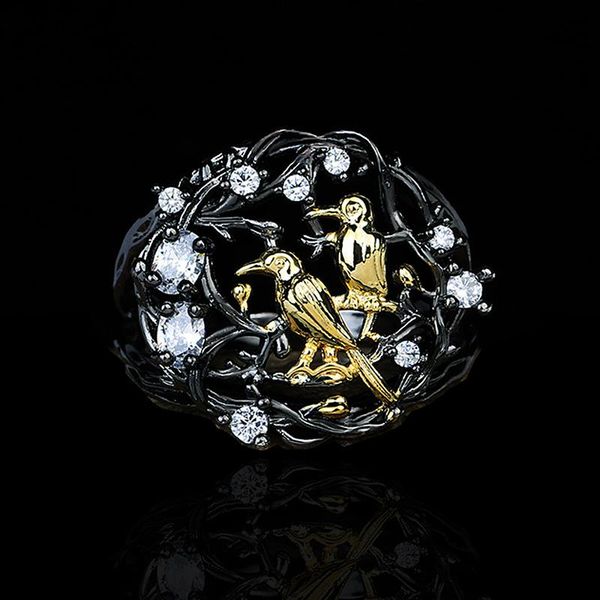 cluster rings elegant bohemian style bird ring hollow tree vine zircon women's exaggerated party jewelry 925 silver women, Golden;silver
cluster rings elegant bohemian style bird ring hollow tree vine zircon women's exaggerated party jewelry 925 silver women, Golden;silver