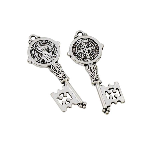 catholicism jesus benedict medal cross cristo redentor key spacer charm pendants jewelry l1686 16.5x41mm 80pcs/lot, Bronze;silver
catholicism jesus benedict medal cross cristo redentor key spacer charm pendants jewelry l1686 16.5x41mm 80pcs/lot, Bronze;silver