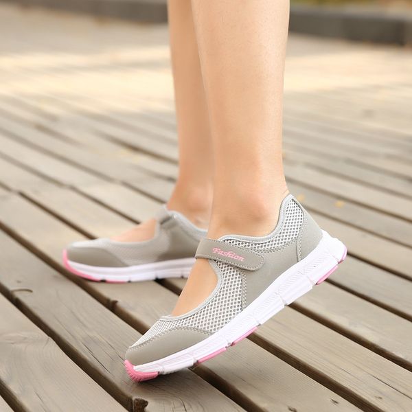 dress shoes breathable mesh women sneakers casuals woman flat with hook & loop solid zapatos de mujer, Black
dress shoes breathable mesh women sneakers casuals woman flat with hook & loop solid zapatos de mujer, Black