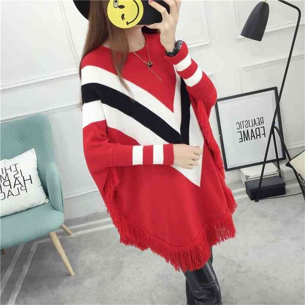 spring fashion women sweater geometric loose bat-like shirt bottoming knitted printing 210427, White;black
spring fashion women sweater geometric loose bat-like shirt bottoming knitted printing 210427, White;black