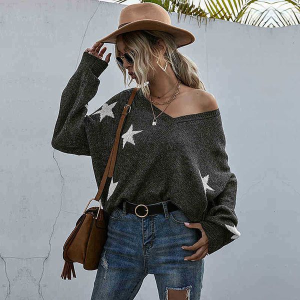 women's sweaters sweaters casual v-neck stars printed knitted sweater oversized women arrivals vintage lady tassel pullovers ju hcav, White;black
women's sweaters sweaters casual v-neck stars printed knitted sweater oversized women arrivals vintage lady tassel pullovers ju hcav, White;black