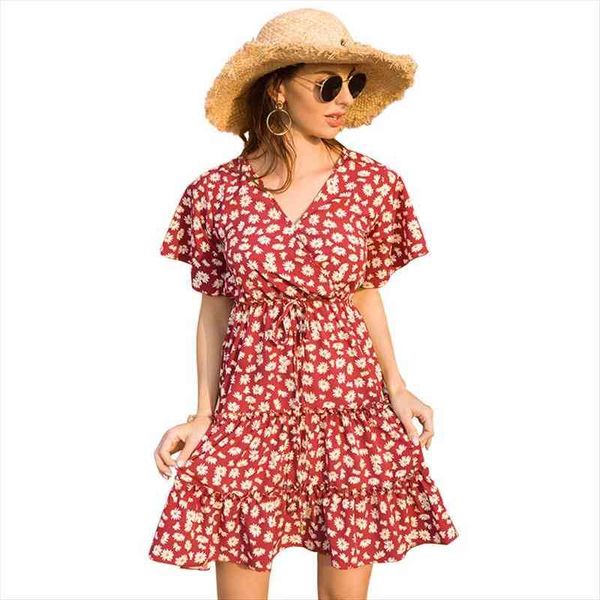 summer chiffon casual dress boho beach dress fashion short sleeve v-neck flower a-line party dresses sundress vestidos, Black;gray
summer chiffon casual dress boho beach dress fashion short sleeve v-neck flower a-line party dresses sundress vestidos, Black;gray