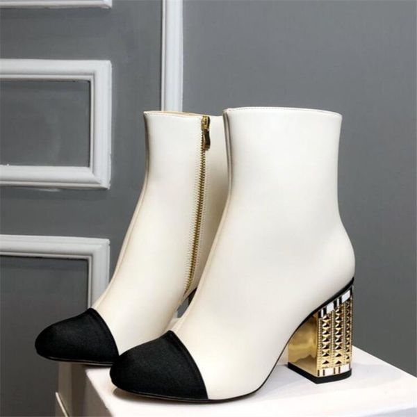 boots round toe shoes woman mixed colors chunky wash gold high heels zipper zapatos de mujer suede botas retro, Black
boots round toe shoes woman mixed colors chunky wash gold high heels zipper zapatos de mujer suede botas retro, Black
