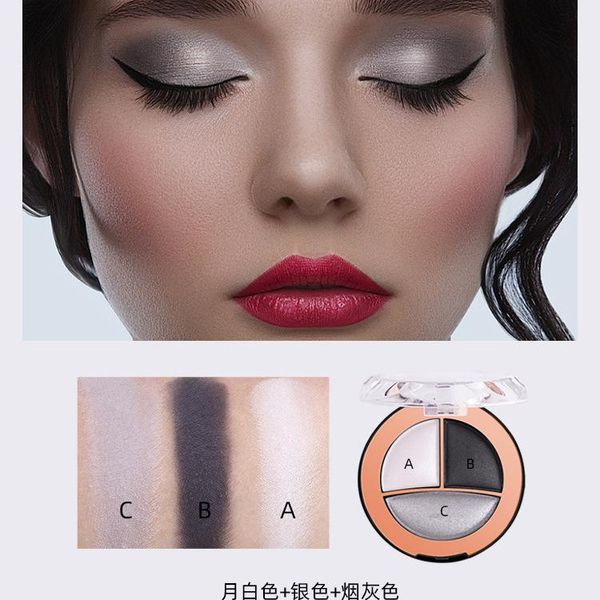 eye shadow 3-color eyeshadow compact and easy to carry palette pearlescent matte smoky makeup wholesale cosmetics
eye shadow 3-color eyeshadow compact and easy to carry palette pearlescent matte smoky makeup wholesale cosmetics