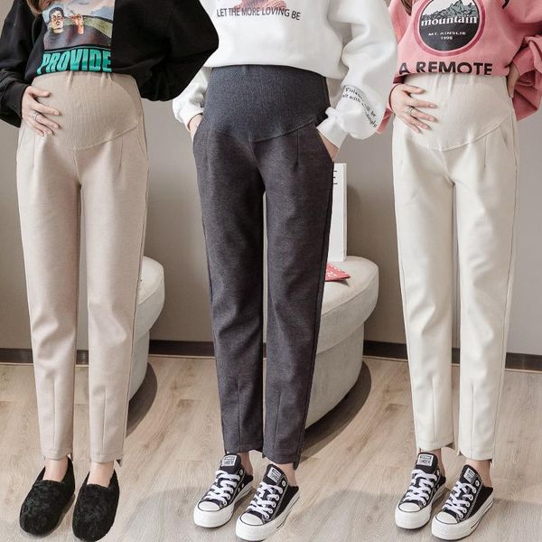 maternity bottoms pants trousers for pregnant women wear easy casual pregnancy clothes overalls ninth, White
maternity bottoms pants trousers for pregnant women wear easy casual pregnancy clothes overalls ninth, White