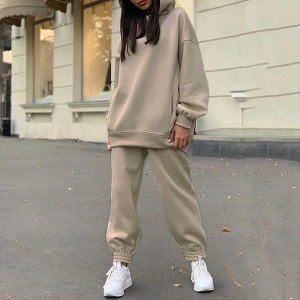 muyogrt two piece set casual womens pants fleece tracksuit winter sets oversized long sleeve hoodie sport lady suit, White
muyogrt two piece set casual womens pants fleece tracksuit winter sets oversized long sleeve hoodie sport lady suit, White