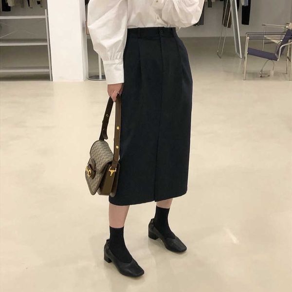 black all match solid sweet women high waist party streetwear prom office lady gentle long skirts with sashes 210706
black all match solid sweet women high waist party streetwear prom office lady gentle long skirts with sashes 210706