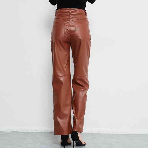 women's pants & capris zhisilao elegant pu leather high waist women autumn office lady black straight female streetwear ncpj, Black;white
women's pants & capris zhisilao elegant pu leather high waist women autumn office lady black straight female streetwear ncpj, Black;white