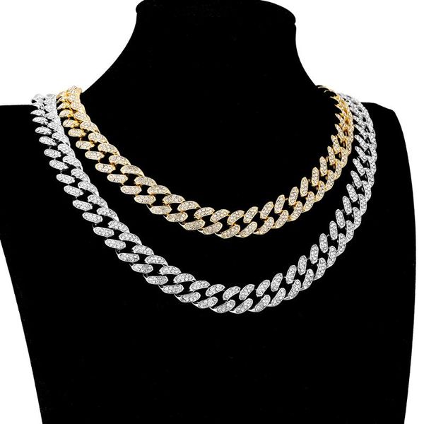 chains hip hop iced out paved rhinestones 13mm cz bling rapper necklaces silver color full miami curb cuban chain for men jewelry
chains hip hop iced out paved rhinestones 13mm cz bling rapper necklaces silver color full miami curb cuban chain for men jewelry