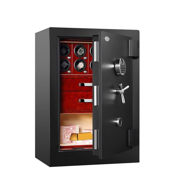 watch boxes & cases 2021 luxury strongbox auto 8 watches winder black safe box security carbon cabinet steel metal jewelry storage password, Black;blue
watch boxes & cases 2021 luxury strongbox auto 8 watches winder black safe box security carbon cabinet steel metal jewelry storage password, Black;blue