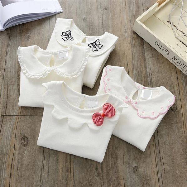 girls blouses cotton children autumn school girl blouse kids spring clothes shirt long sleeve infant toddlers 73~130, White;black
girls blouses cotton children autumn school girl blouse kids spring clothes shirt long sleeve infant toddlers 73~130, White;black