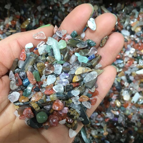 decorative objects & figurines 100g natural colorful gravel quartz crystal mini stone rock chips healing specimens tank home decor
decorative objects & figurines 100g natural colorful gravel quartz crystal mini stone rock chips healing specimens tank home decor