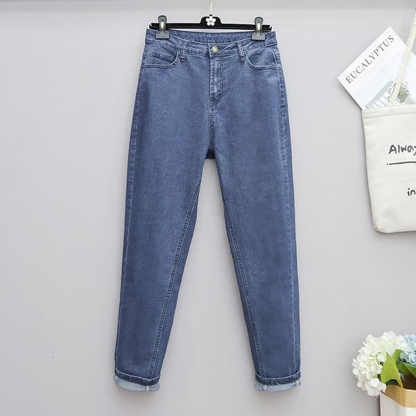 jeans elastic high waisted plus size loose casual denim pants 5xl women oversized vintage cotton jeans trousers, Blue
jeans elastic high waisted plus size loose casual denim pants 5xl women oversized vintage cotton jeans trousers, Blue
