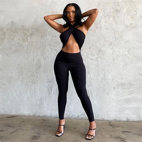 sibybo black halter backless sport jumpsuit women summer sleeveless bodycon rompers jumpsuit femme fitness overalls, Black;white
sibybo black halter backless sport jumpsuit women summer sleeveless bodycon rompers jumpsuit femme fitness overalls, Black;white