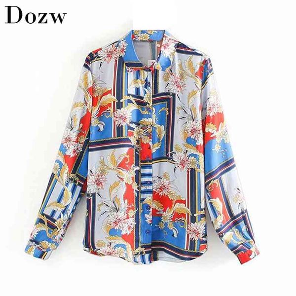 vintage print women 's blouses autumn spring long sleeve turn down neck office shirt casual loose femme tunic 210515, White
vintage print women 's blouses autumn spring long sleeve turn down neck office shirt casual loose femme tunic 210515, White