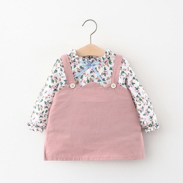girl's dresses bear leader baby girl autumn toddler floral suspender dress suits cotton kids long sleeve cute bow clothes 0-2y, Red;yellow
girl's dresses bear leader baby girl autumn toddler floral suspender dress suits cotton kids long sleeve cute bow clothes 0-2y, Red;yellow