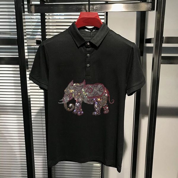 men's t-shirts male rock casual luxury shirt shining asian strass size m-5xl alphabet short manga lapel v8u6, White;black
men's t-shirts male rock casual luxury shirt shining asian strass size m-5xl alphabet short manga lapel v8u6, White;black