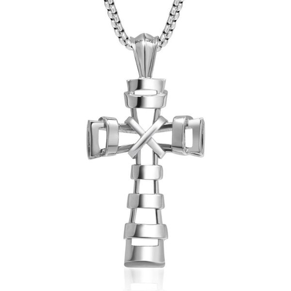 men big large cross pendant necklace 50/70cm stainless steel chain silver color fashion jewelry gift dropship necklaces
men big large cross pendant necklace 50/70cm stainless steel chain silver color fashion jewelry gift dropship necklaces