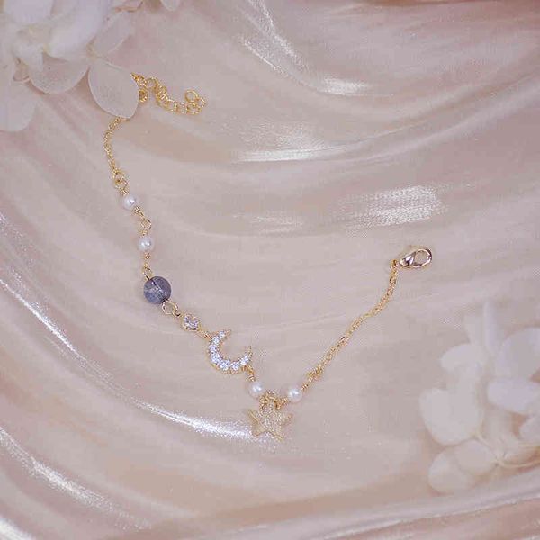 exquisite luxury moon star bohemia bracelet for women 14k real gold string bangle pulseras anniversary birthday gift accessories, Golden;silver
exquisite luxury moon star bohemia bracelet for women 14k real gold string bangle pulseras anniversary birthday gift accessories, Golden;silver
