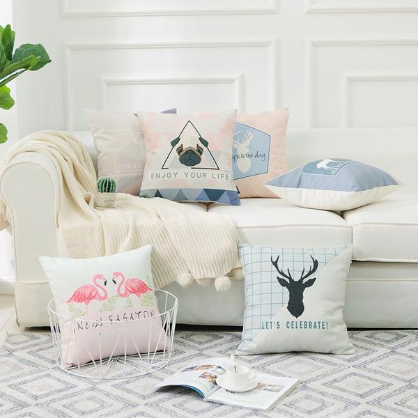 original flamingo elk pillow, cotton linen, office napping waist sofa car backrest cushion cushion/decorative pillow
original flamingo elk pillow, cotton linen, office napping waist sofa car backrest cushion cushion/decorative pillow